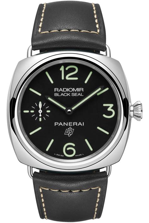 ceramic panerai black seal|Panerai radiomir black seal pam00183.